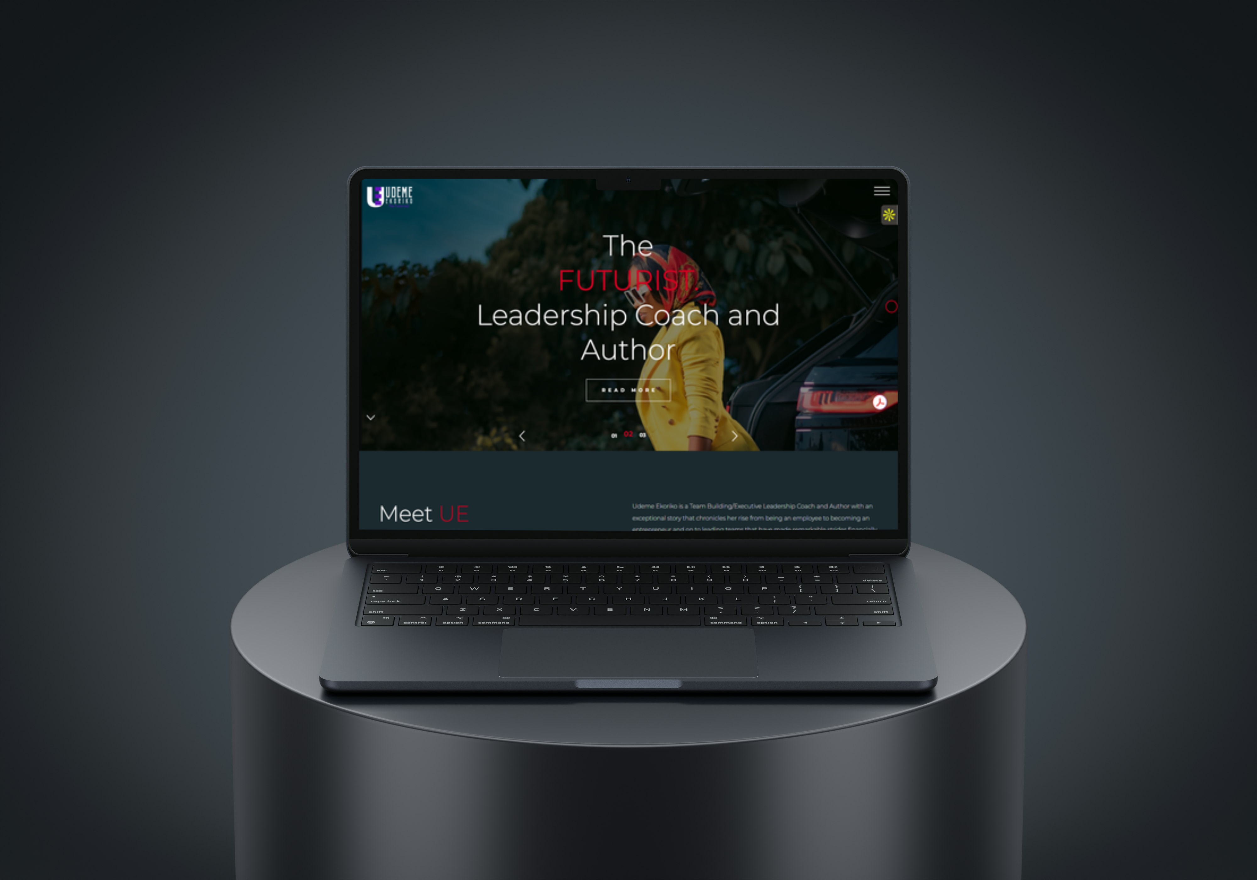 Udeme Ekoriko website mockup